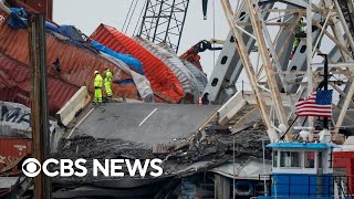 Crews hope to detonate Baltimore Key Bridge debris
