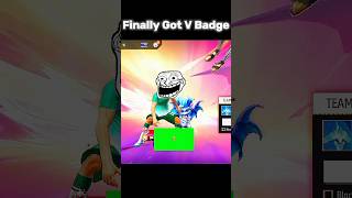 The Wait is Over: V Badge Achieved 😁 #shorts #short #shortsfeed #freefire