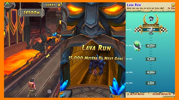 Volcano Island || Temple Run 2 : Global Challenge - LAVA RUN || Nidhi Nirmal 28730m Running || 🔥🔥🔥