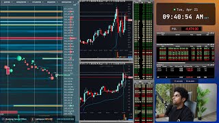LIVE Trading LOSING $1,485 (Revenge Trading Day - Raw Uncut)