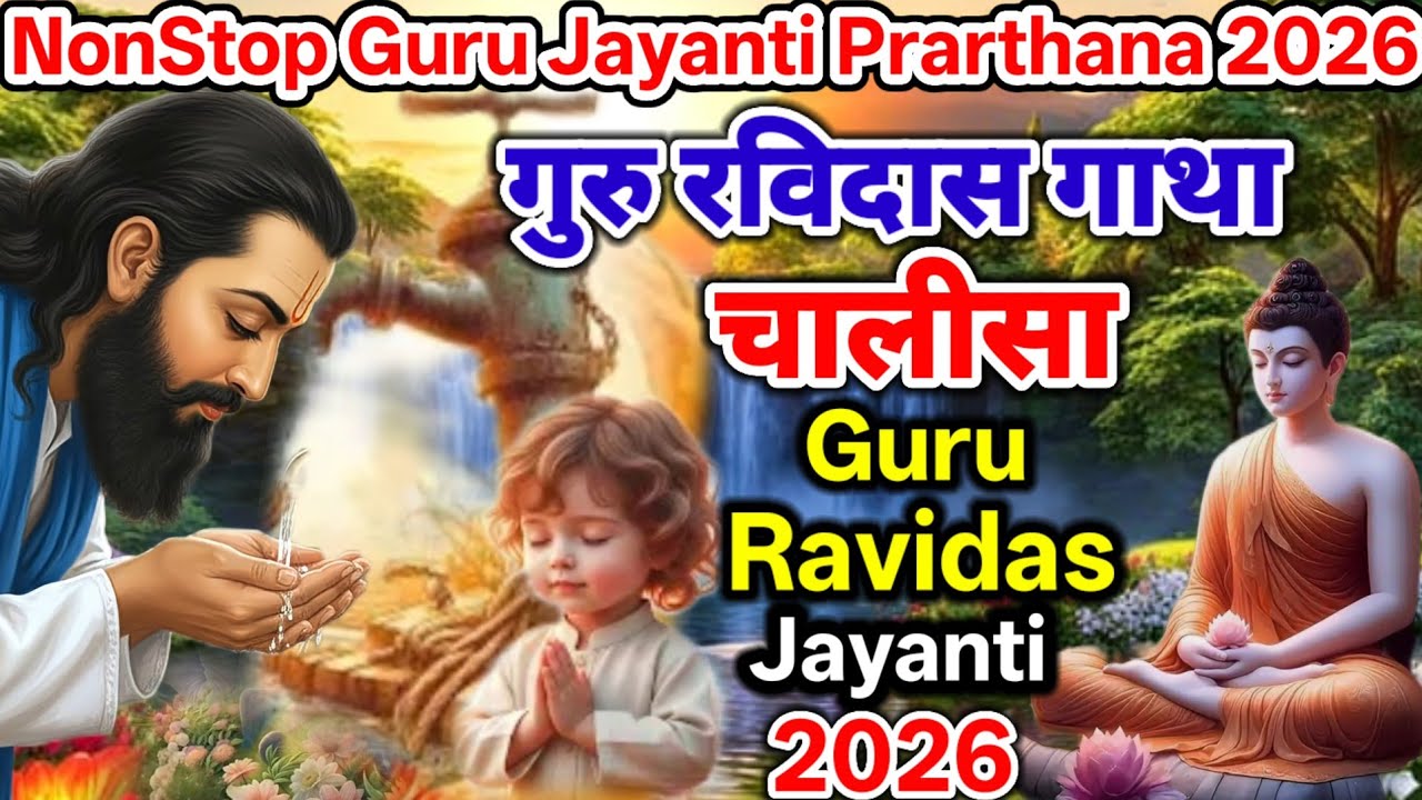 सुबह शाम की सबसे मधुर गुरु अर्जी रविदास जयंती चालीसा 2026 | Ravidas jaynti Chalisa 2026 | prarthna