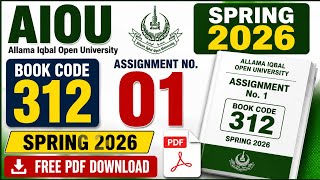 Celebrity AIOU Book Code 312 Assignment No. 1 Solved | Spring 2026 | Complete PDF Solution Download Net Worth