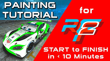 rFactor2 Livery Painting Tutorial: Start to Finish in Under 10 Minutes