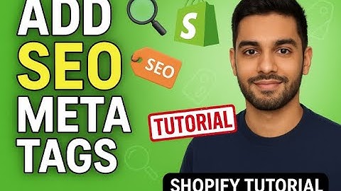 How To Add SEO Meta Tags In Your Shopify Store | Shopify Tutorial