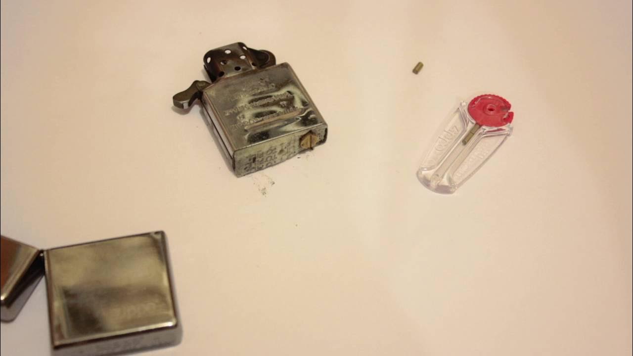 如何更換火石？How to replace the flint in zippo lighter? YouTube