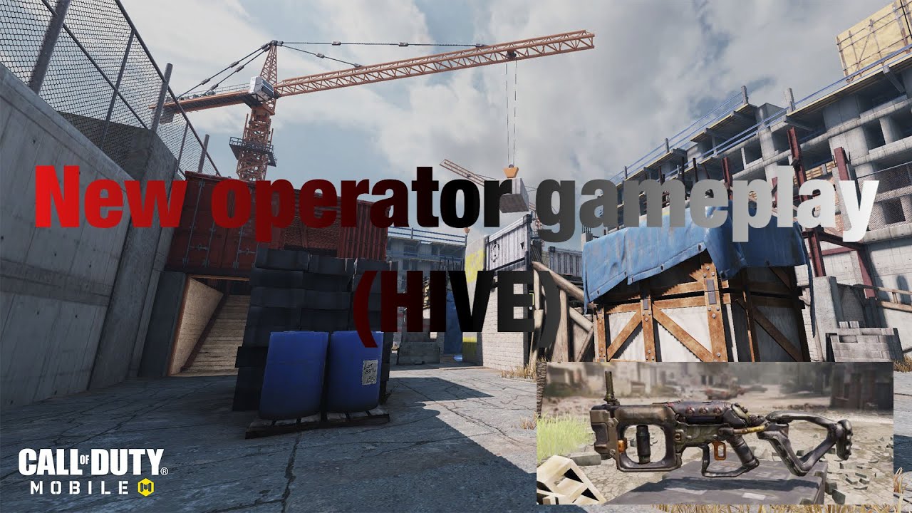 Call Of Duty:Mobile - New Operator Gameplay(HIVE) - YouTube