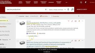 Finding Open Access Journals in the Discovery Service