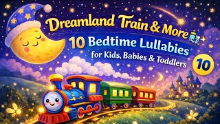 Dreamland Train & More 🚂🌙 | 10 Bedtime Lullabies for Kids, Babies & Toddlers