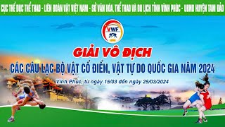 🔴🤼18/3Pm Final Trực Tiếp Giải Vô Địch Các Clb Vật Cổ Điển, Vật Tự Do Quốc Gia 2024.