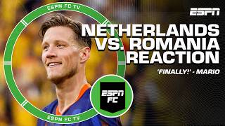 Netherlands TAKE DOWN Romania 👀 'FINALLY!' - Mario Melchiot [FULL REACTION] | ESPN FC