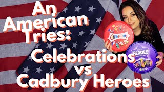 An American Tries Cadbury Heroes vs Mars Celebrations