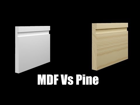 Video: Veneered Skirting: Installing Veneer Skirting Boards, White Oak And MDF Skirting Boards, Other Models