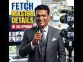 FETCH Master details fromTallyPrime