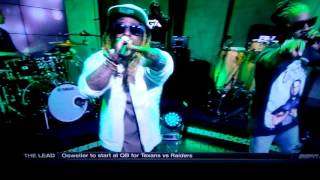 Wale & Lil Wayne on First Take performing 'Running Back'