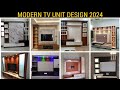 Modern TV Unit Design Ideas 2024 || TV Cabinet || Wooden Unit || TV Showcase || TV Unit Design 2024