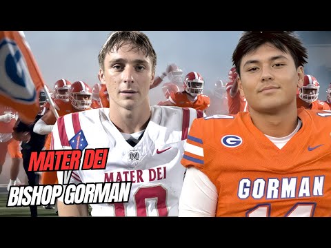 #8 Mater Dei vs #2 Bishop Gorman | NATIONAL TITLE CHANCES ON THE LINE?! 🏆 California vs Nevada 🔥