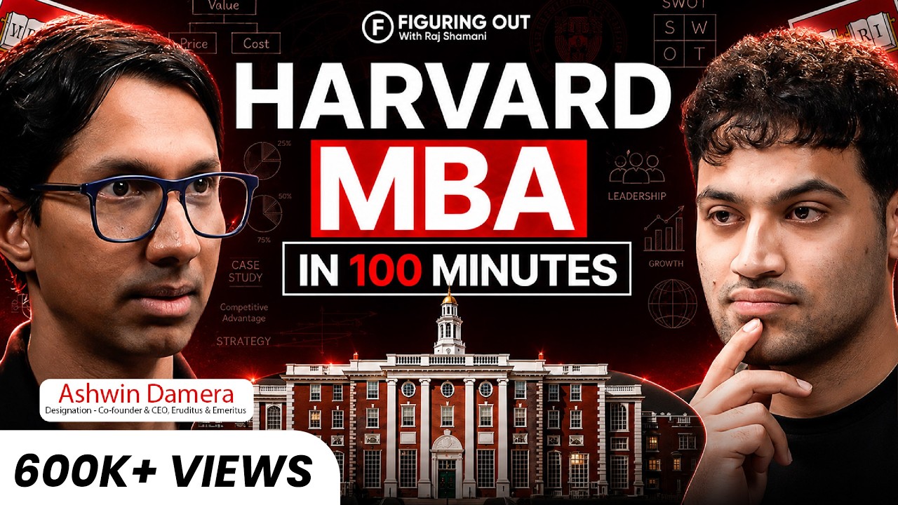 Harvard MBA in 100 Minutes: Career Growth, Frameworks, Money & Skills | Ashwin | FO522 Raj Shamani
