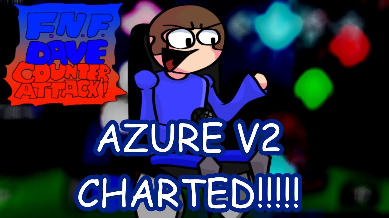 fnf Dave and Bambi : Azure V2 CHARTED!!!!