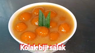 Salak seed compote for breaking the fast