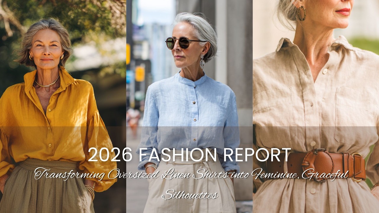 📜 2026 Fashion Report 💃 Transforming Oversized Linen Shirts into Feminine, Graceful Silhouettes