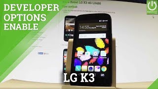 Full How to Allow USB Debugging in LG K3 4G LS450 - Developer Options Guide