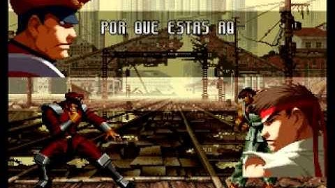 svc chaos snk vs capcom modo arcade con M. bison