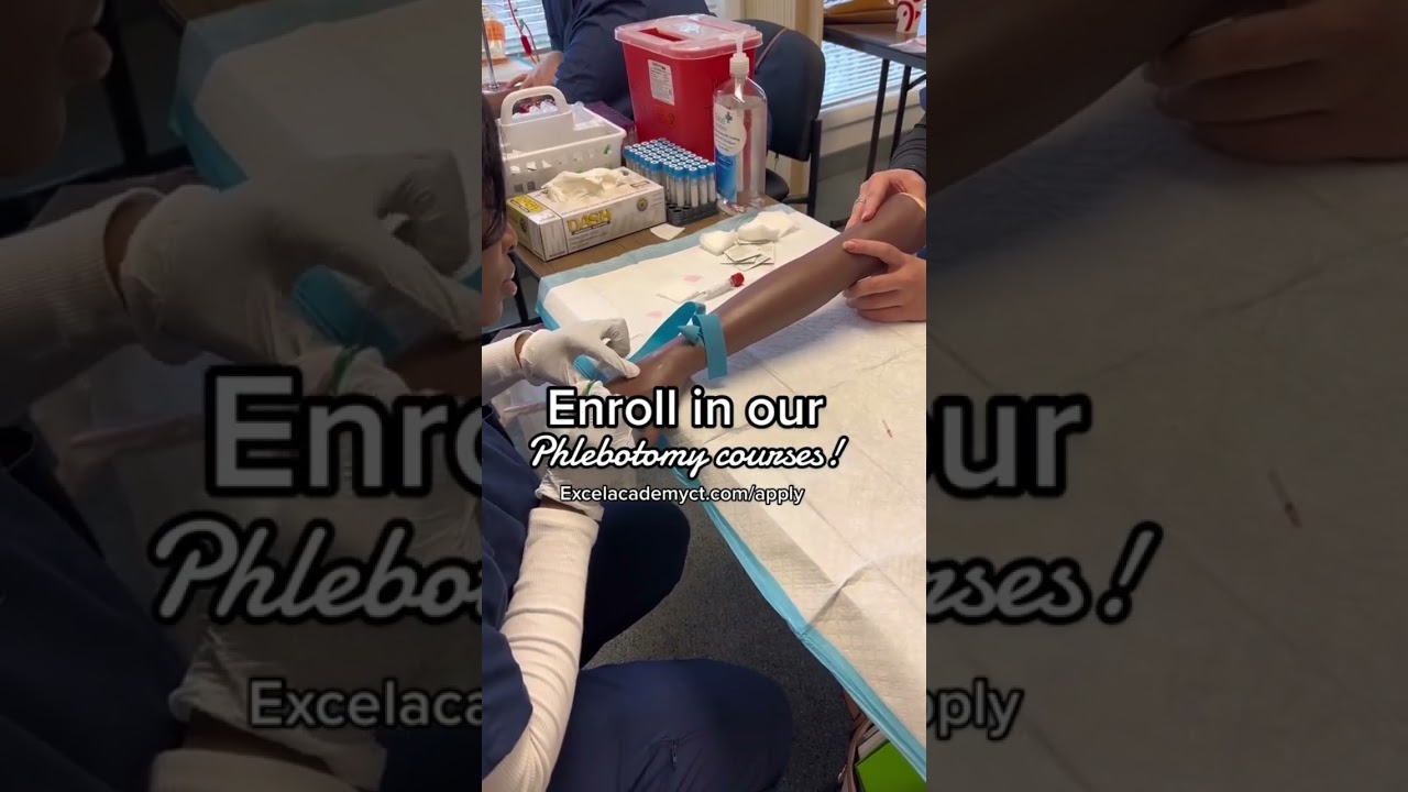 Hands-on Phlebotomy training in Connecticut! 