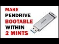 MAKE PENDRIVE BOOTABLE WITHIN 2 MINT || PENDRIVE KO BOOTABLE KAISE KREN || CREATIVE MIND