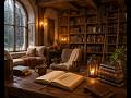 Hit The Books // Medieval Library Ambience & Rain for Sleep and Focus