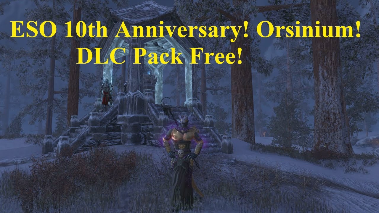 ESO Anniversary Event Orsinium DLC Pack FREE - YouTube