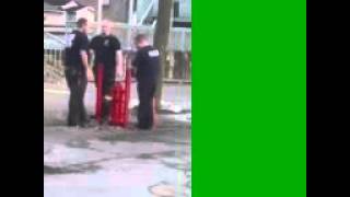 Conducting training on a hydrant relief valve for the probie