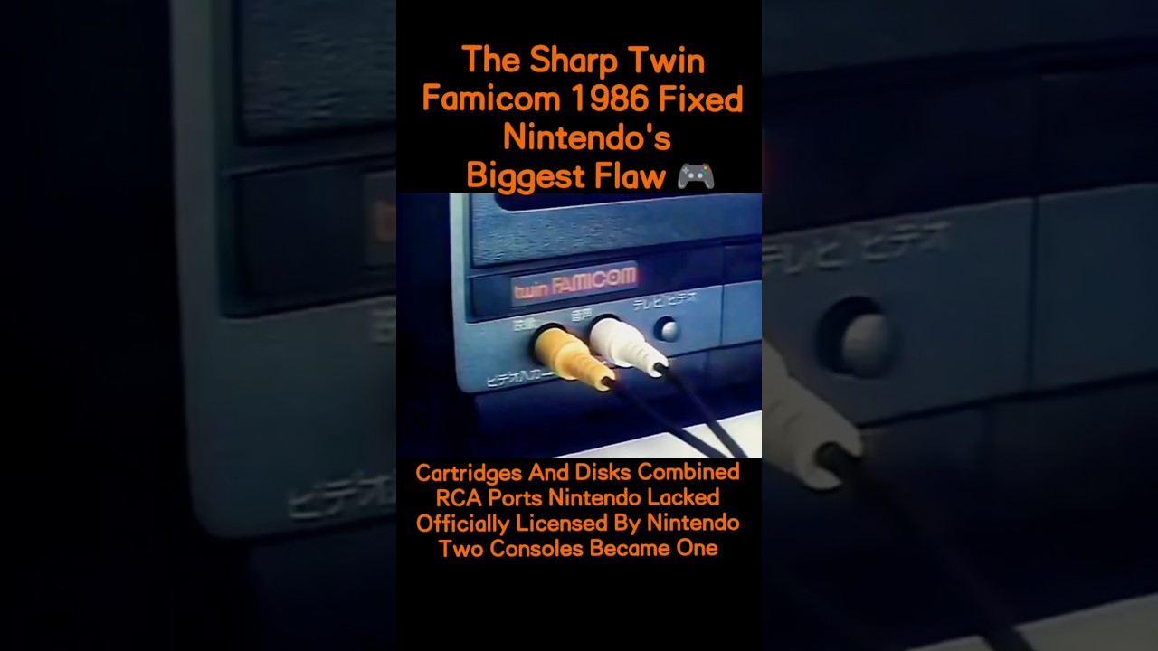 The Sharp Twin Famicom (1986) Fixed Nintendo's Biggest Flaw