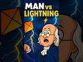 Man vs Lightning⚡The Shocking Experiment You Won’t Believe! #CrazyFacts #HistoryShorts #ViralShorts