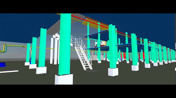 Piping route with plant 3D and naviswork