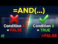 Excel AND Function Explained (Fast & Easy Multiple Conditions!)
