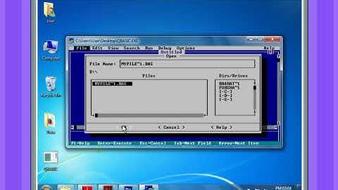 Chapter 6 Opening a Program and Exiting QBasic | Computer Class 6