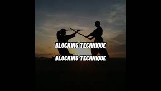 BLOCKING TECHNIQUE (ARNIS)