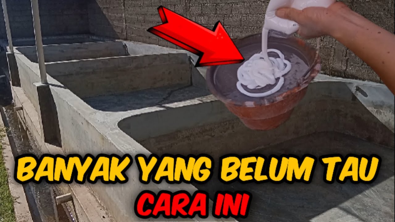 CARA MENAMBAL KOLAM BOCOR ATAU REMBES