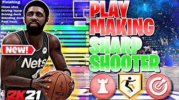 *FIRST EVER* PLAYMAKING SHARPSHOOTER BUILD on NBA 2K21 CURRENT GEN! (PLAY SHARP FROM 2K19 IS BACK!)