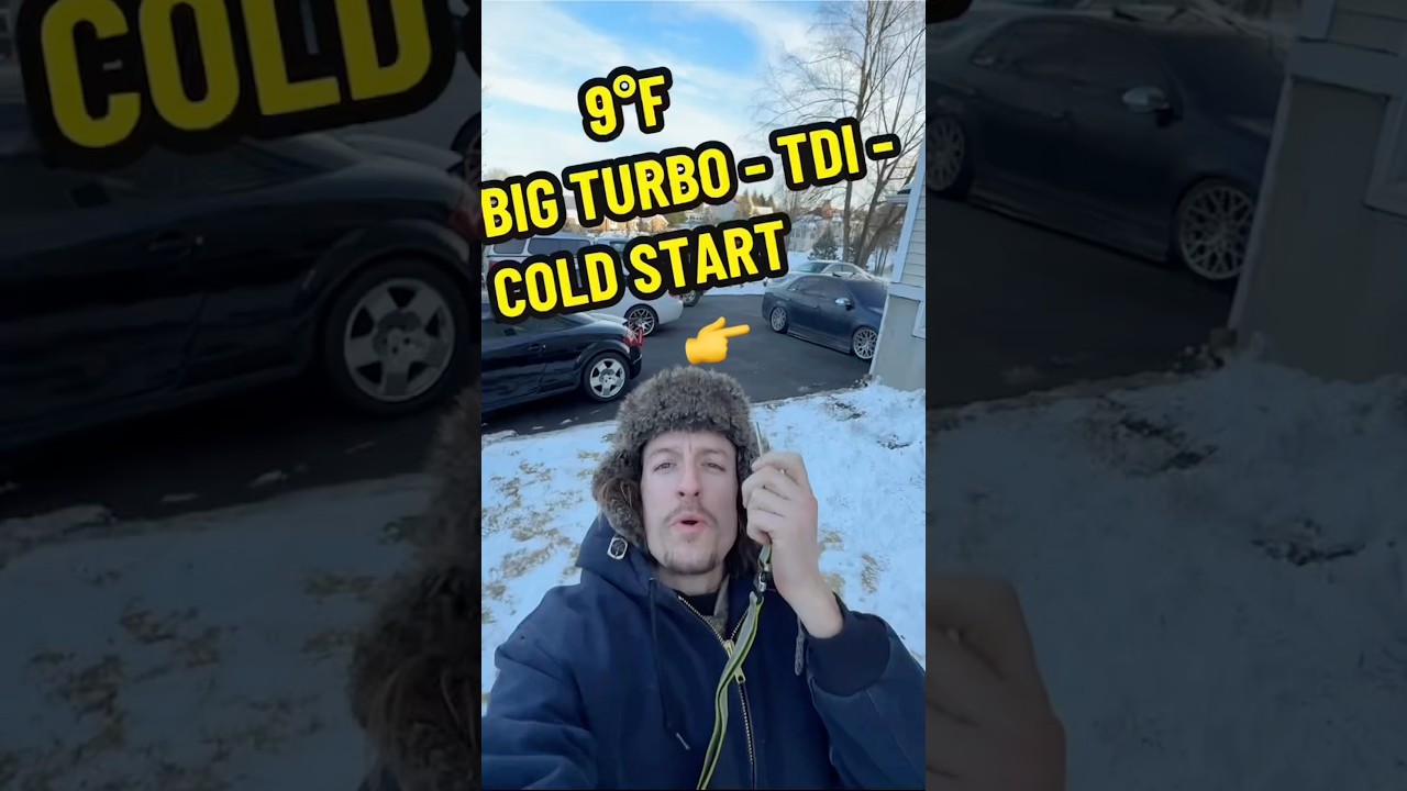 МОЩНЫЙ ТУРБОКОМПРЕССОР - TDI - ХОЛОДНЫЙ ЗАПУСК!