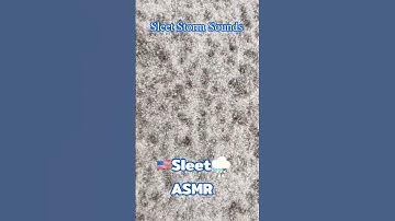 🇺🇸What is SLEET?❄️진눈깨비 오다?[ASMR]