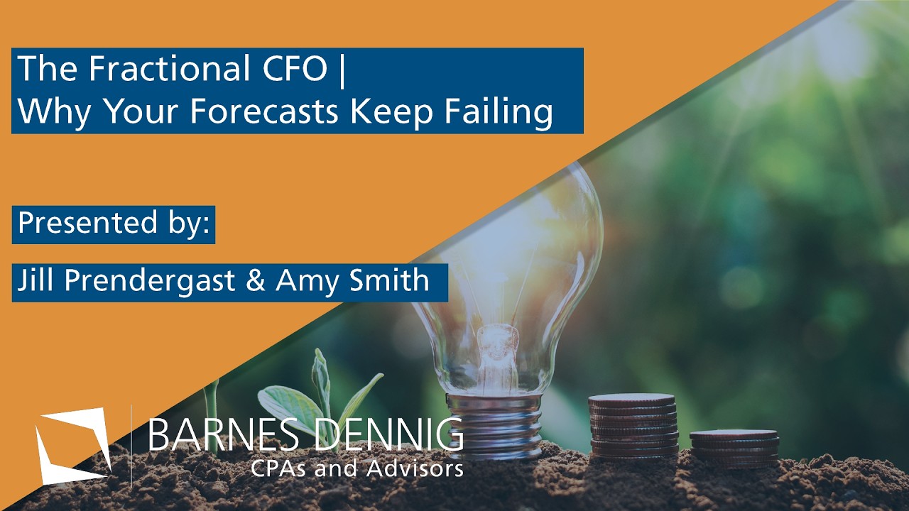 The Fractional CFO | Why Your Forecasts Keep Failing