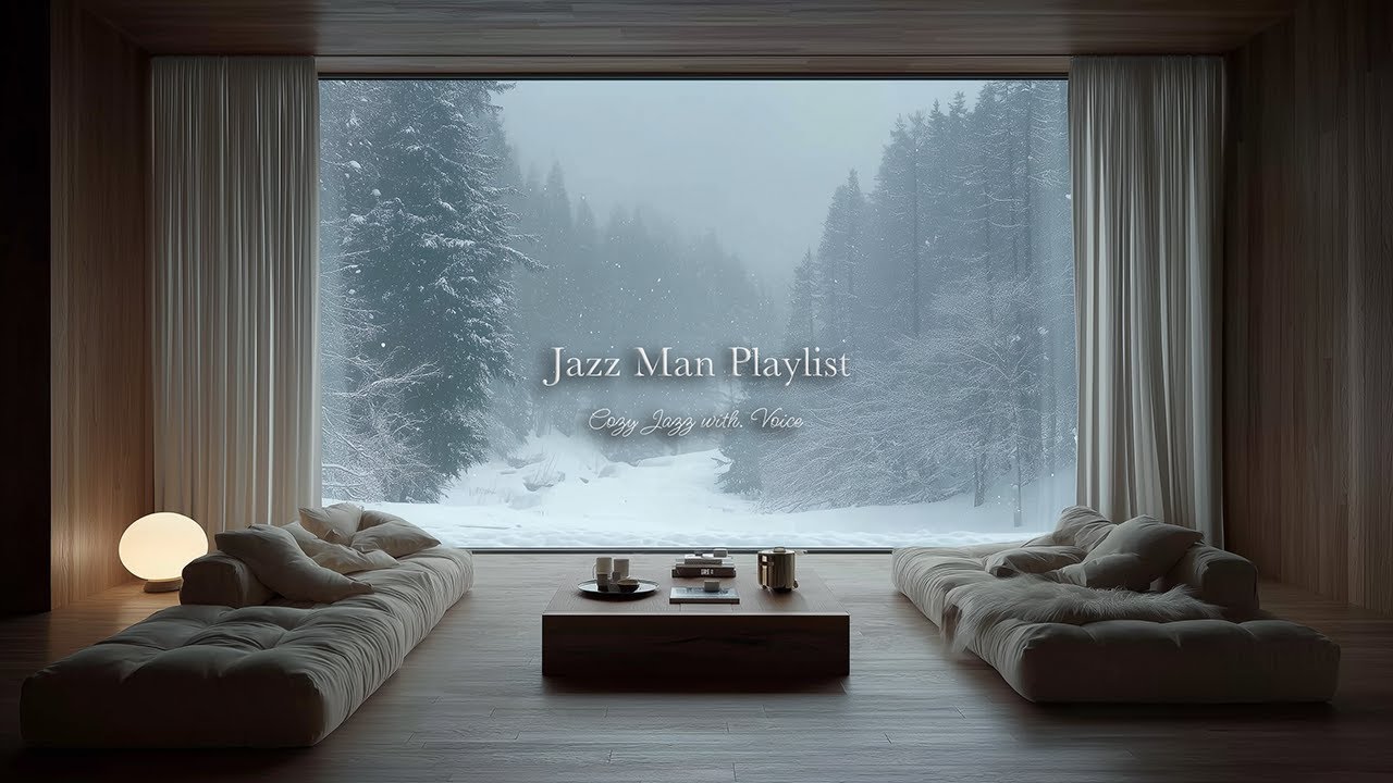 하얀 눈이 쏟아지는 창가, 따스한 온기와 함께 흐르는 빈티지 재즈 | Vintage Jazz playlist