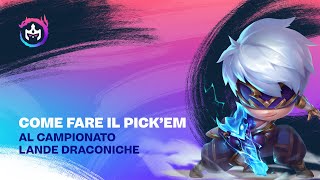 Campionato Lande draconiche - Come funziona il Pick'em | Teamfight Tactics