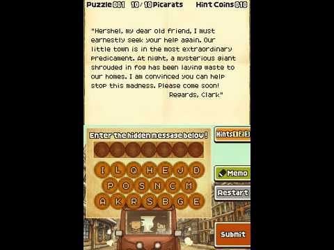 Professor Layton and the Last Specter - Puzzle 1