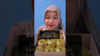 #8 Donat green tea 🍩 berakhir di 17 suapan ✨ #asmr #jumlahsuapan #donatgreentea #billycious