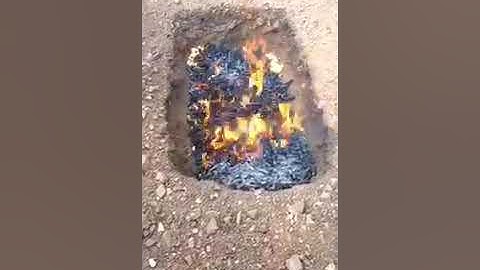 The Trench method of making BioChar