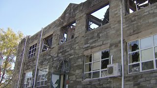 Community reacts after fire destroys building at Delaware County Catholic school