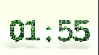 C4D Voxel countdown clock