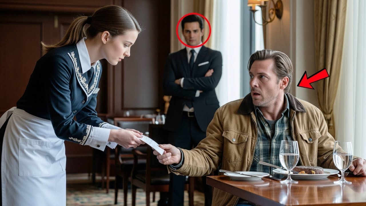 Undercover Millionaire Orders Steak — Waitress Slips Him a Note That Stops Him Cold